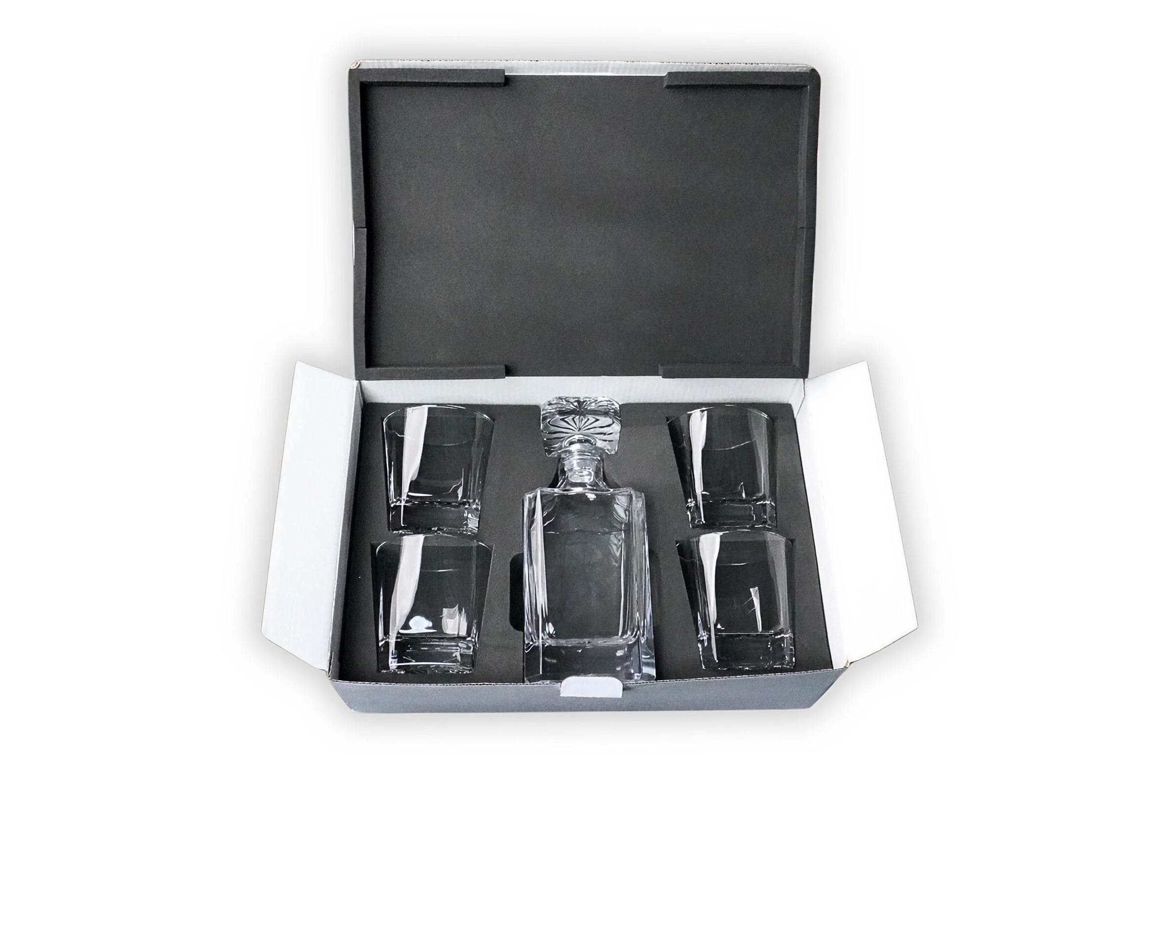 4-Glass Decanter Set