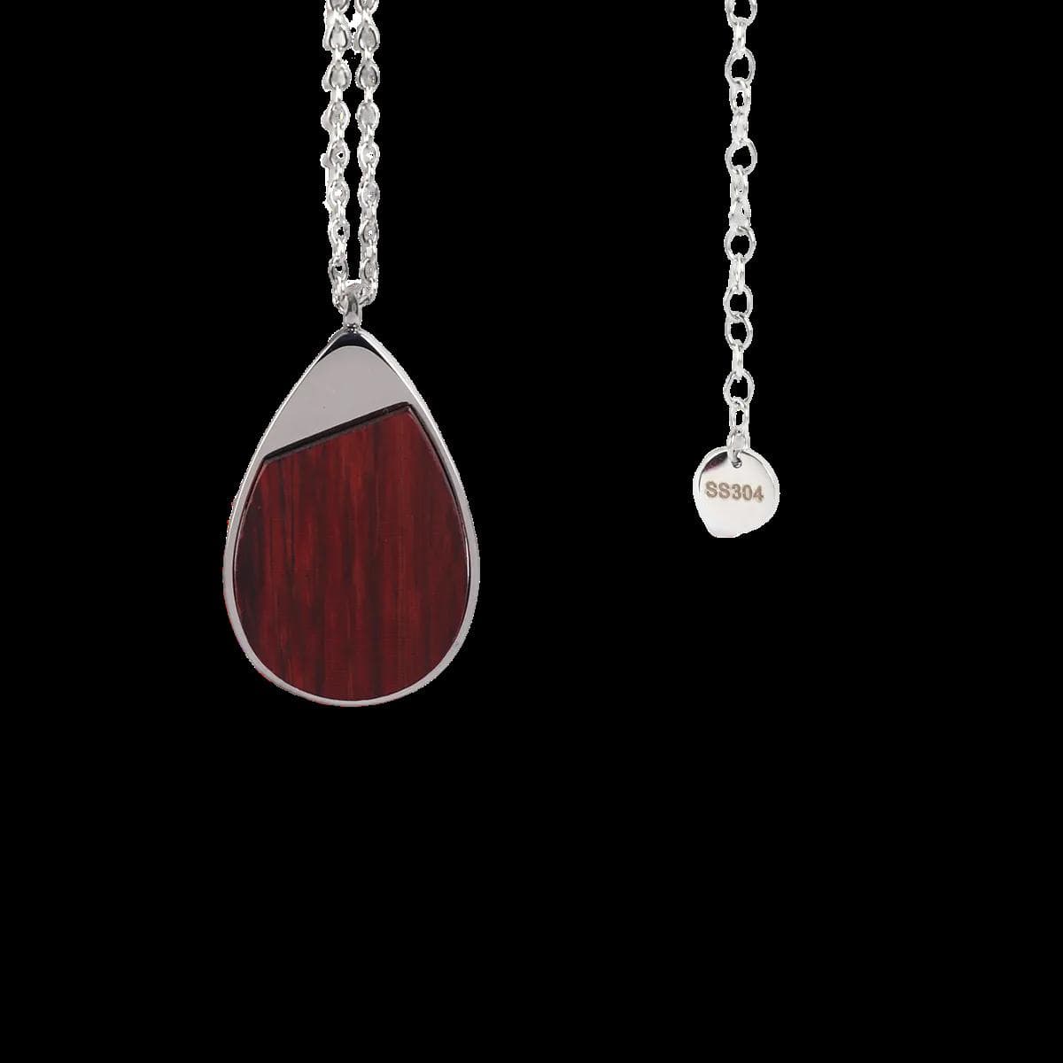Tear Drop Wood Pendant